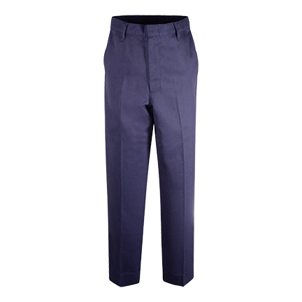 Boys Dri-Fit Performance Flat Front Pants by Elderwear-Navy