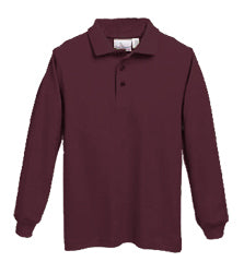 Quo Vadis Homeschoolers -  Long Sleeve Pique Polo, Grades 5th-8th