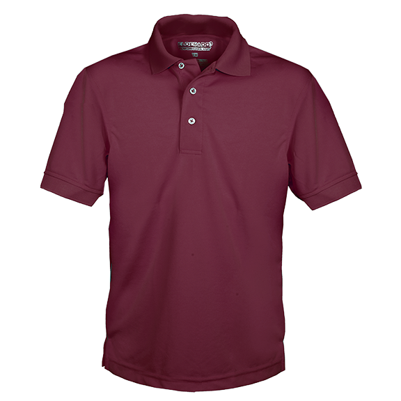 Quo Vadis Homeschoolers - Short Sleeve Pique Polo - Grades 5th - 8th, Burgandy