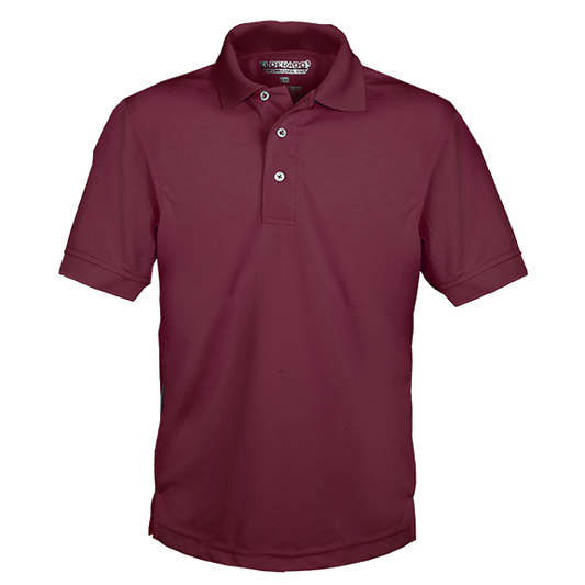 Quo Vadis Homeschoolers - Short Sleeve Pique Polo - Grades 5th - 8th, Burgandy