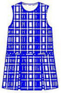 St Lawrence Drop Waist Jumper-Plaid 45