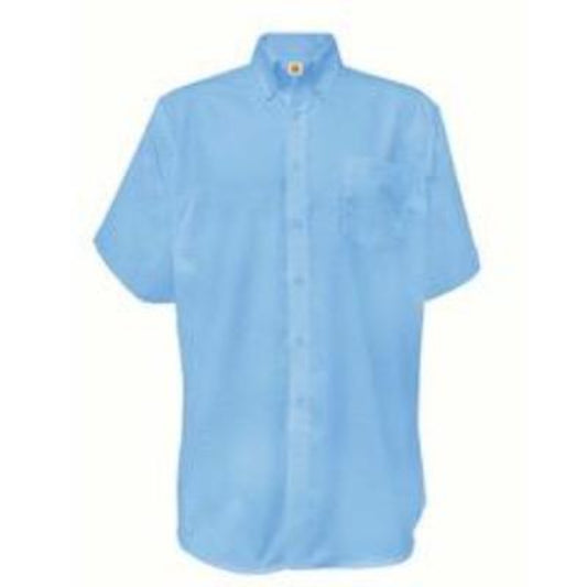 Boys Short Sleeve Oxford-Lt. Blue