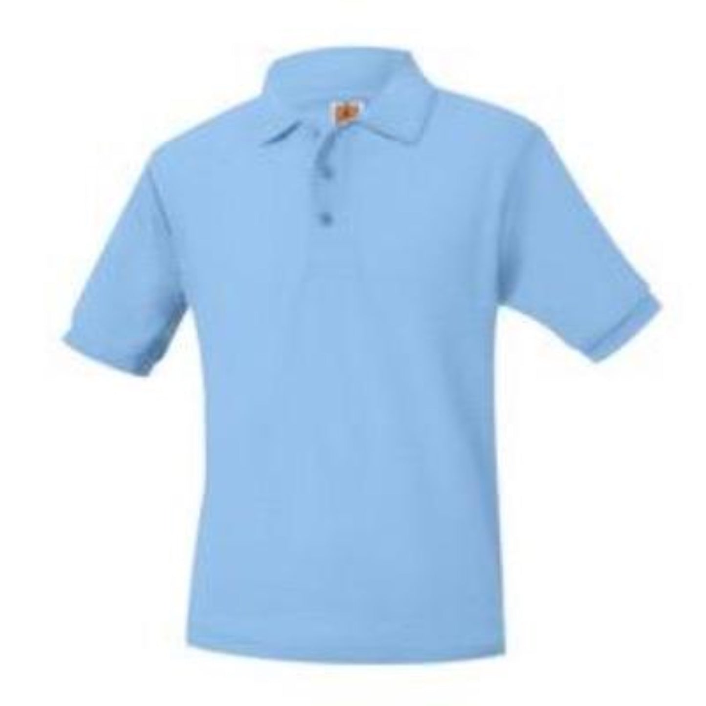St Lawrence Unisex Pique Knit Short Sleeve-Lt. Blue