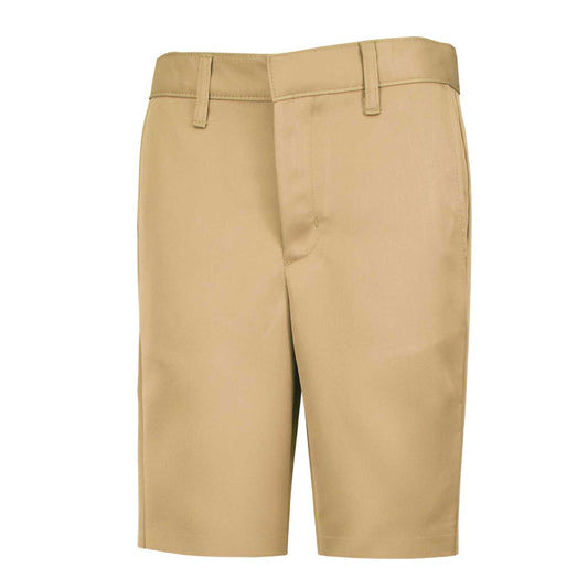 Boys Flat Front Short-Khaki