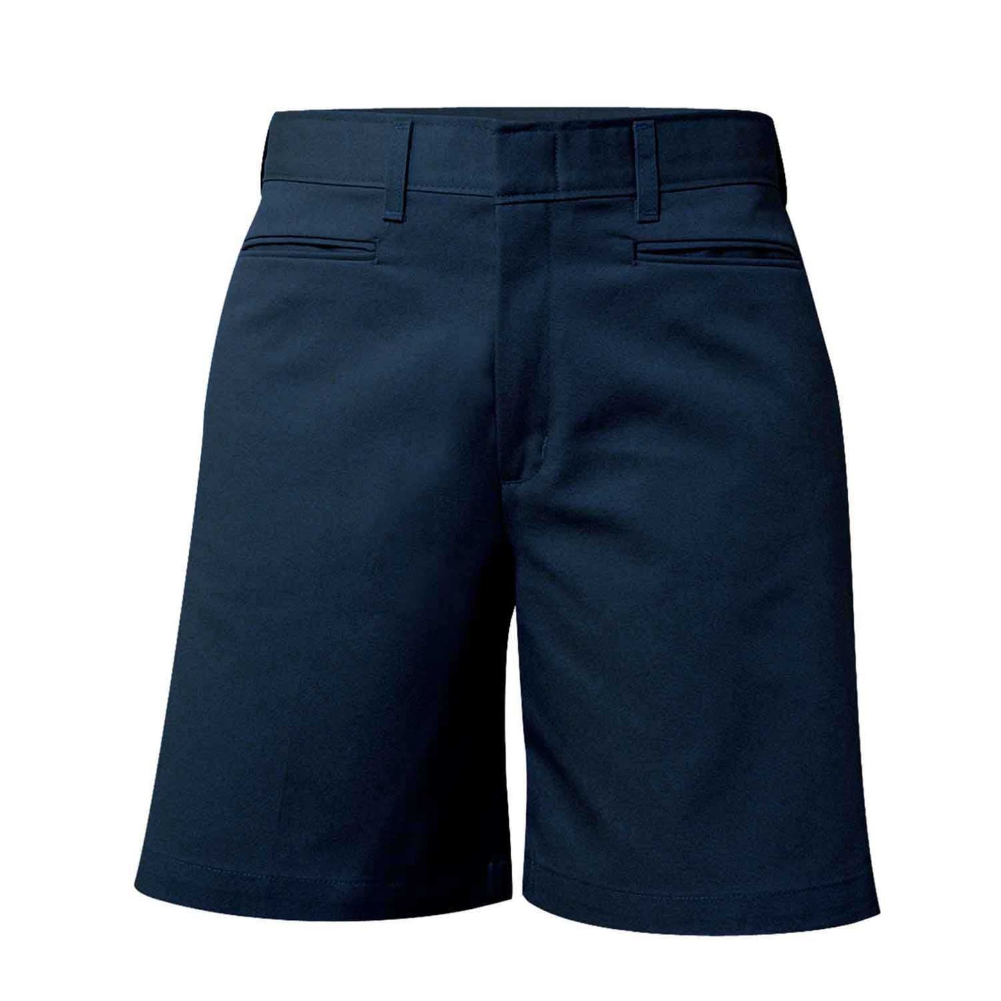 Girls Flat Front Short-Navy