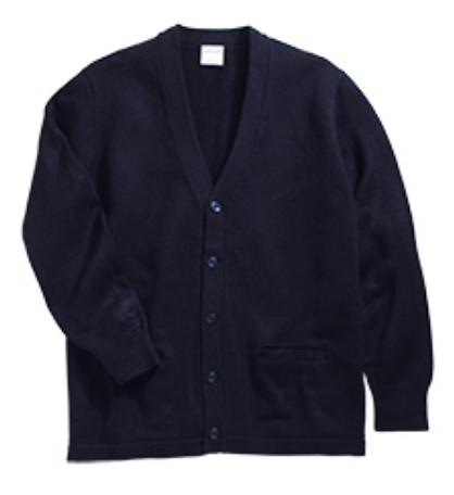 Navy school cardigan online