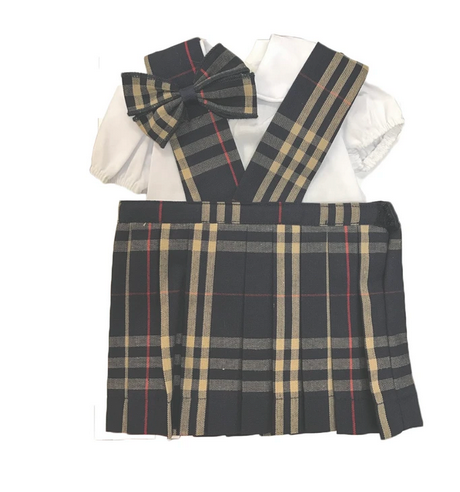 American Girl Doll Dress Plaid-1C