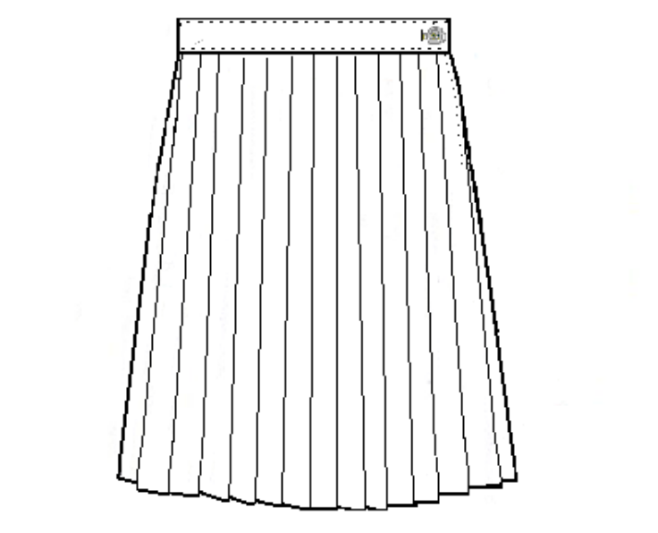 St Joseph Knife Pleat Plaid Skirt-Plaid 82