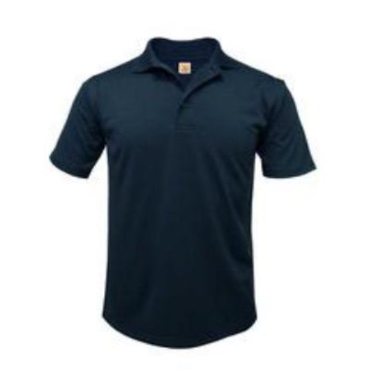 St Lawrence Unisex Short Sleeve Performance Polo-Navy