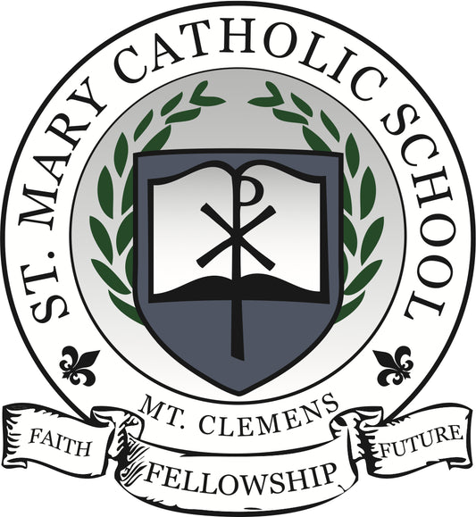 St Mary 1/4 Zip Performance Sweatshirt-OLD LOGO, CLEARANCE