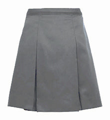 Grey 2 Pleat Skirt