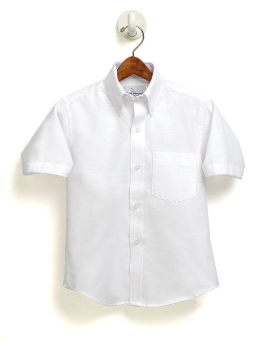 Cardinal Mooney Men's Church ShortSleeve Oxford-White