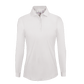 St Lawrence Girls Long Sleeve Knit Polo-White