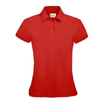 Cardinal Mooney Girls Short Sleeve Fitted Pique Knit-Black