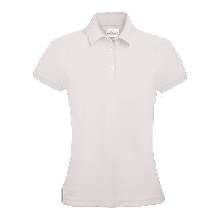 Cardinal Mooney Girls Short Sleeve Fitted Pique Knit-Black