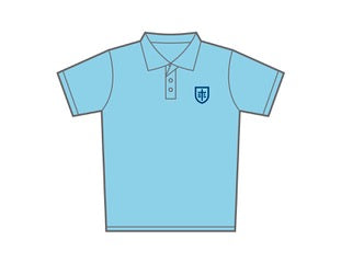 STL Unisex Pique Knit Short Sleeve-Lt. Blue