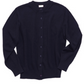 St Hugo's Girls Crew Neck Cardigan-Navy