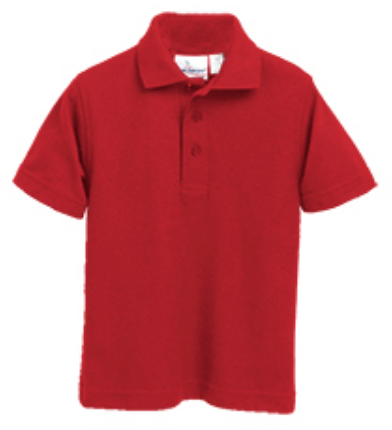HFRS Unisex Pique Knit Short Sleeve-Red