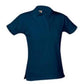 St Mary Girls Fitted Short Sleeve Pique Knit Polo-Navy